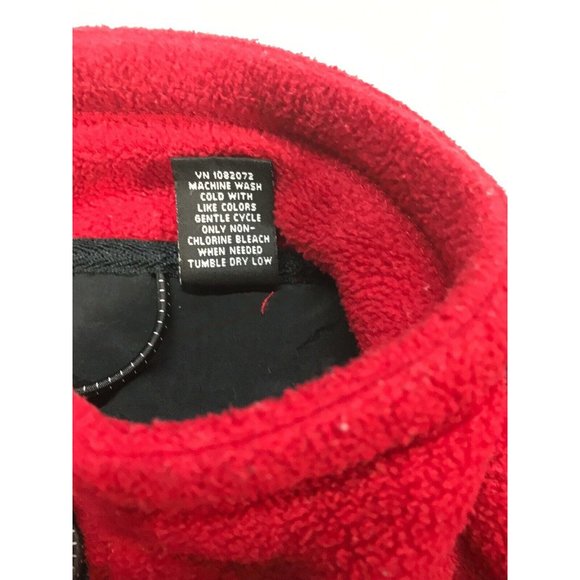 Prospirit Men's medium M Sweatshirt pullover red henley zipper pockets fleece - Picture 9 of 12